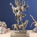 Indonesian Bronze Goddess Kali Sculpture | 22" Vintage Art | 5.54kg Sacred Masterpiece | Divine Power Statue | Jaipurio